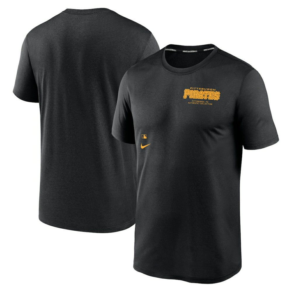 Pittsburgh Pirates Nike Authentic Collection Early Work Tri-Blend Performance T-Shirt - Black T-shirts