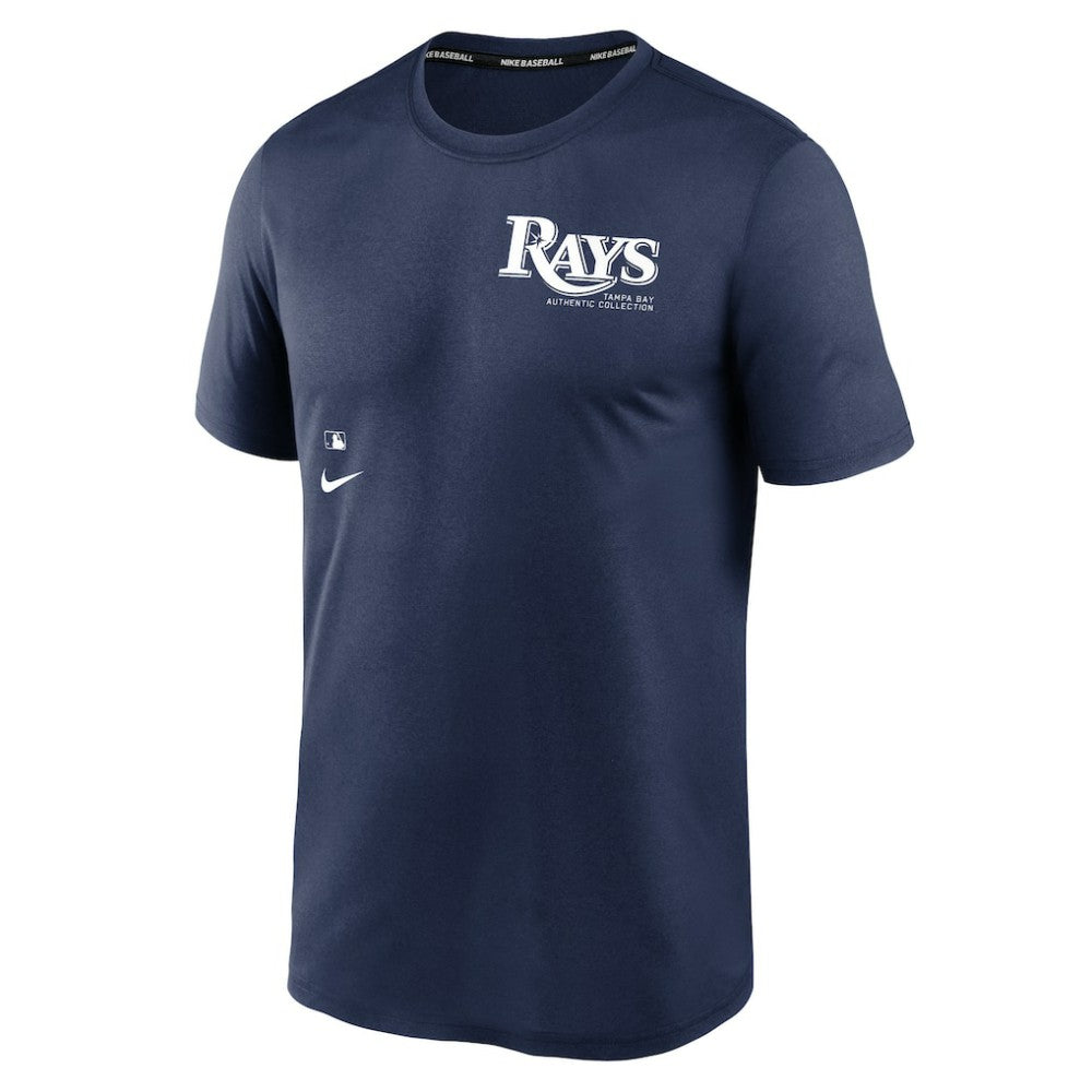Tampa Bay Rays Nike Authentic Collection Early Work Tri-Blend Performance T-Shirt - Navy T-shirts