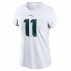 Jaxon Smith-Njigba Seattle Seahawks Women's Player Name & Number T-Shirt White