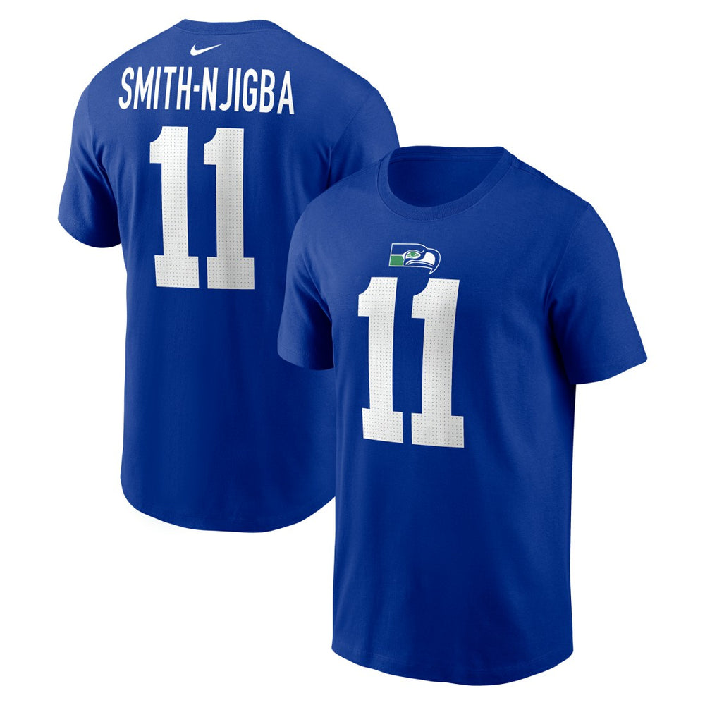Jaxon Smith-Njigba Seattle Seahawks Player Name & Number T-Shirt Royal