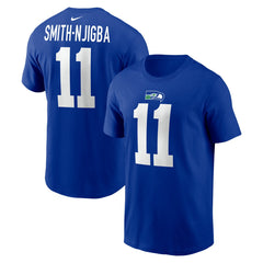 Jaxon Smith-Njigba Seattle Seahawks Player Name & Number T-Shirt Royal