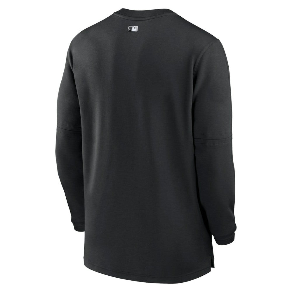 Chicago White Sox Nike Authentic Collection Game Time Performance Quarter-Zip Top - Black Tops