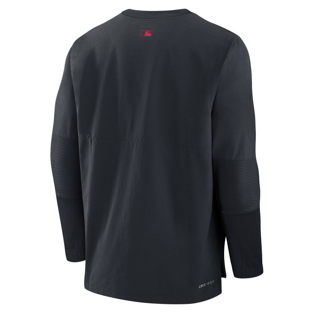 Cleveland Guardians Nike Authentic Collection Player Dri-FIT Lightweight Pullover - Navy Pullover