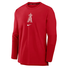 Los Angeles Angels Nike Authentic Collection Player Dri-FIT Lightweight Pullover - Red Pullover