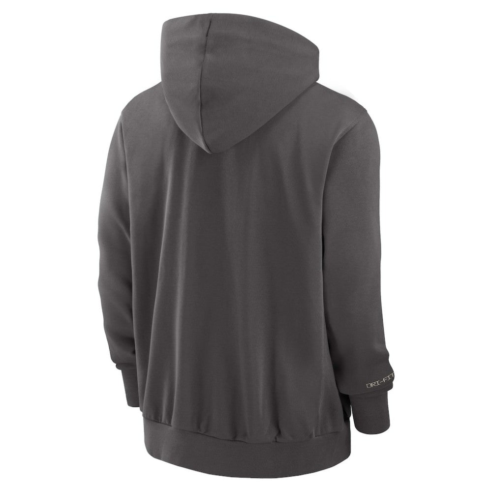 Tampa Bay Rays Nike Authentic Collection Travel Player Performance Full-Zip Hoodie - Charcoal Hoodies