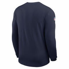 Dallas Cowboys Sideline Coach UV Dri-FIT Long Sleeve Shirt Navy