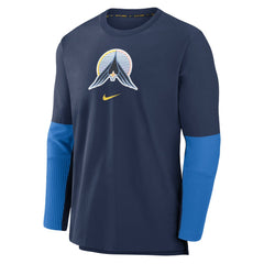 Minnesota Twins Nike Authentic Collection Player Dri-FIT Lightweight Pullover - Navy Pullover