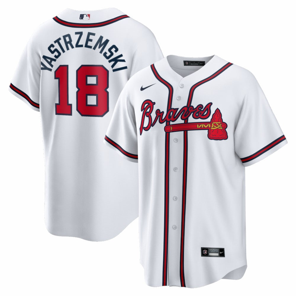 Mike Yastrzemski Atlanta Braves Nike Replica Jersey - White Jerseys