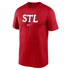 St. Louis Cardinals Nike 2024 City Connect Authentic Collection Practice Velocity Performance T-Shirt - Red T-shirts