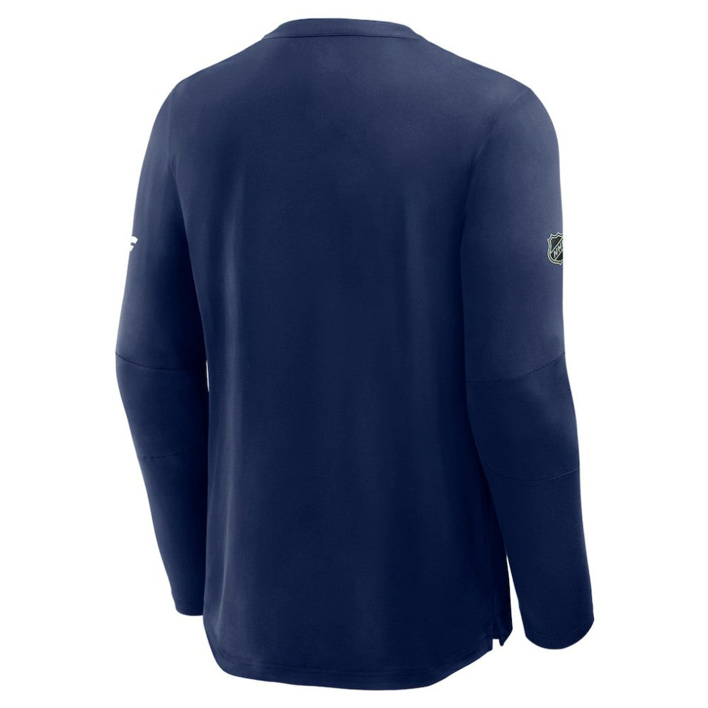NHL Florida Panthers Fanatics Authentic Pro Rink Tech Long Sleeve T-Shirt - Navy