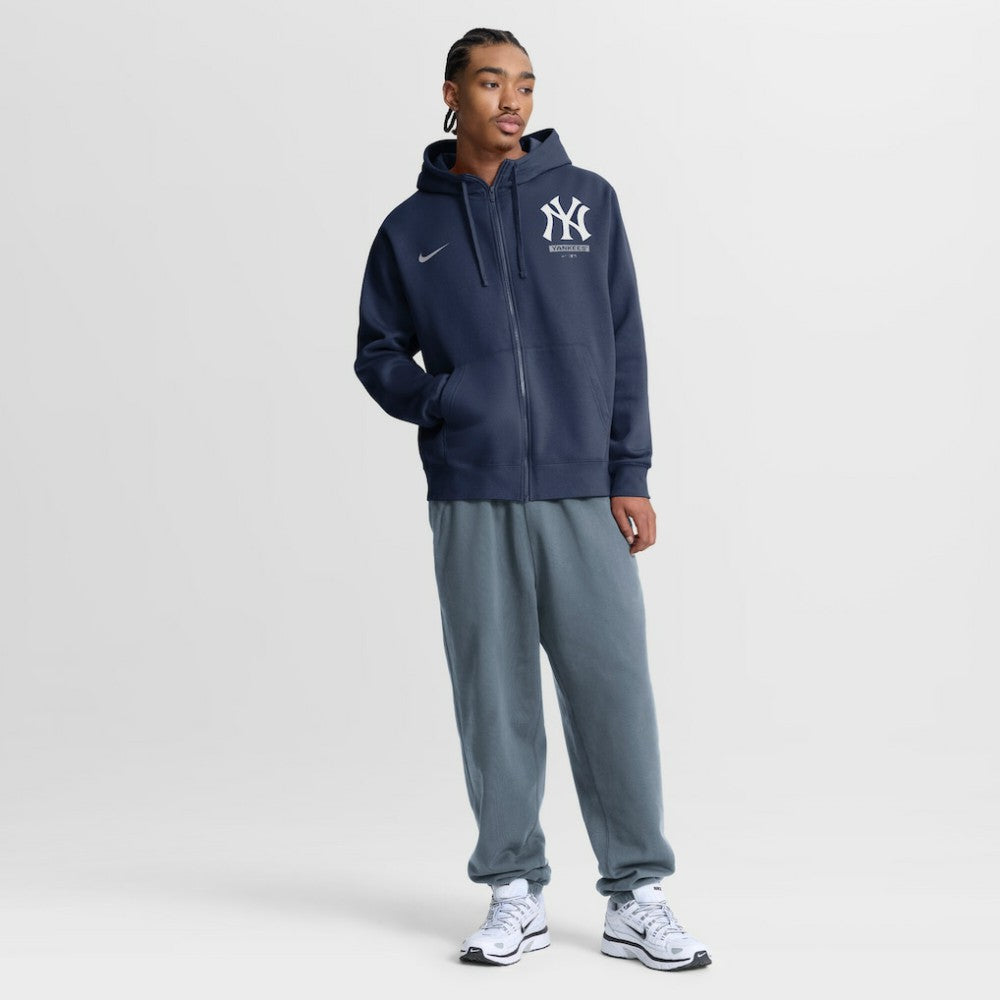 New York Yankees Nike Primetime Lockup Full-Zip Hoodie - Navy Hoodies