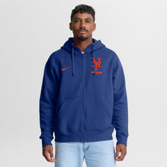 New York Mets Nike Primetime Lockup Full-Zip Hoodie - Royal Hoodies