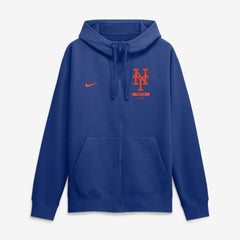 New York Mets Nike Primetime Lockup Full-Zip Hoodie - Royal Hoodies