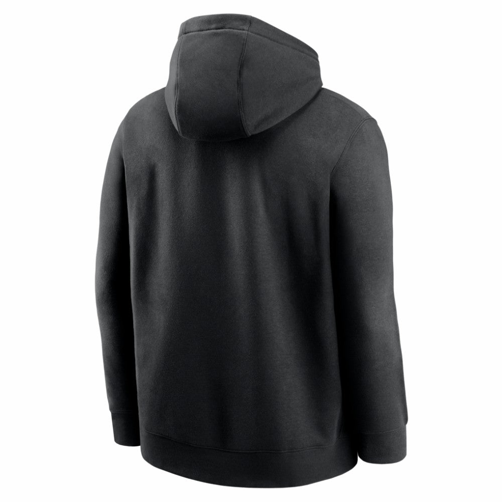 Los Angeles Dodgers Nike Logo Club Fleece Hoodie - Black Hoodies