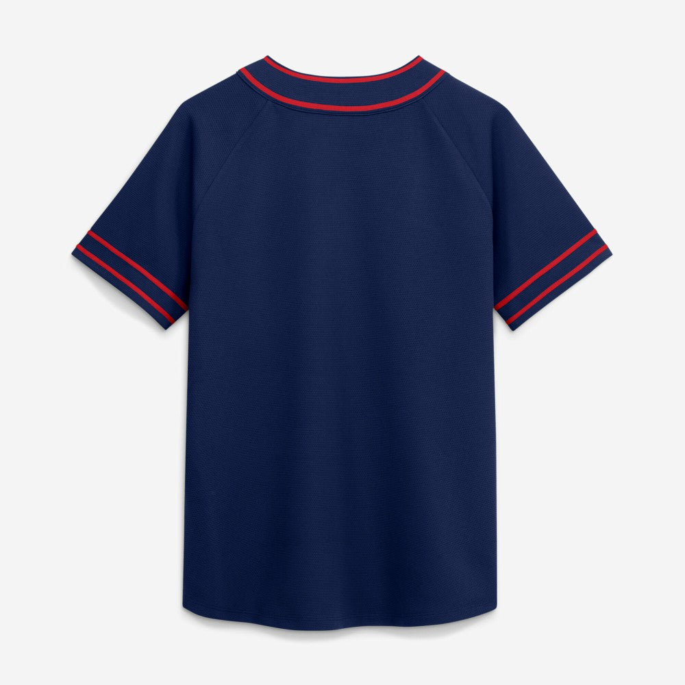 Minnesota Twins Fanatics Women's Diva Race Ahead Raglan V-Neck T-Shirt - Navy T-shirts
