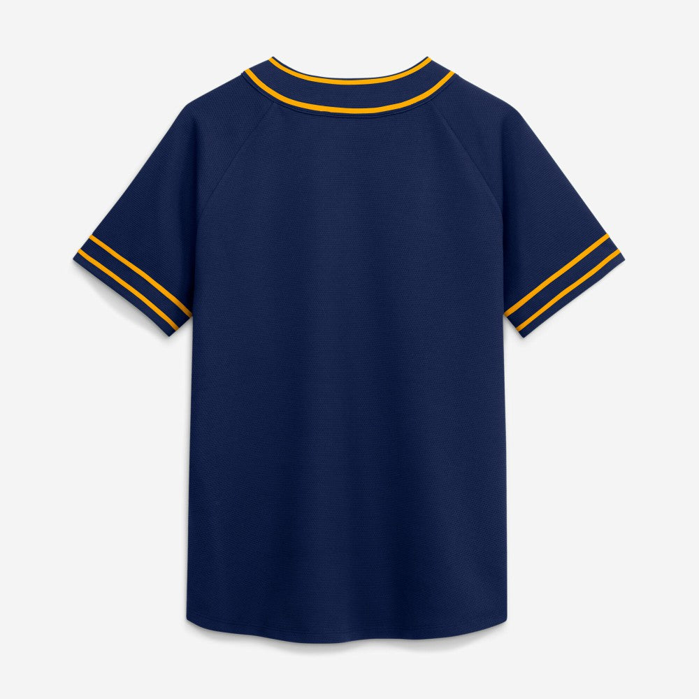 Milwaukee Brewers Fanatics Women's Diva Race Ahead Raglan V-Neck T-Shirt - Navy T-shirts