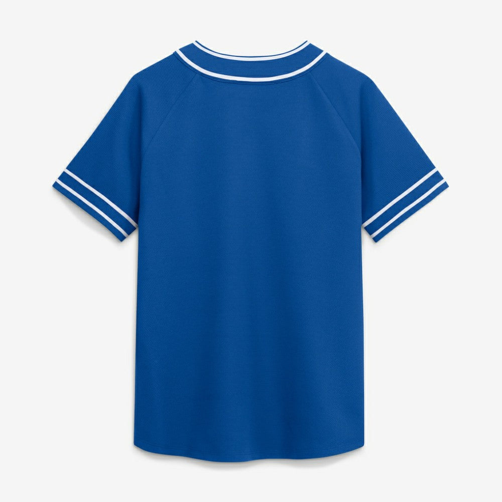Los Angeles Dodgers Fanatics Women's Diva Race Ahead Raglan V-Neck T-Shirt - Royal T-shirts