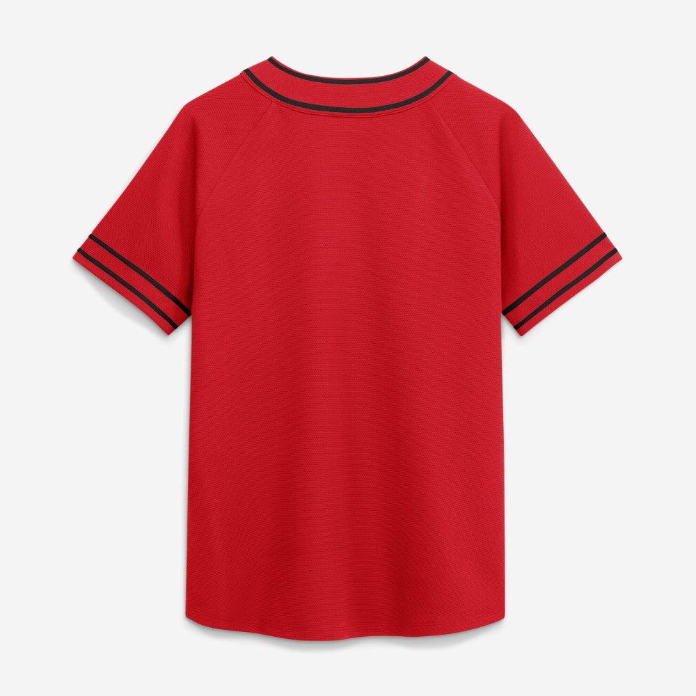 Cincinnati Reds Fanatics Women's Diva Race Ahead Raglan V-Neck T-Shirt - Red T-shirts