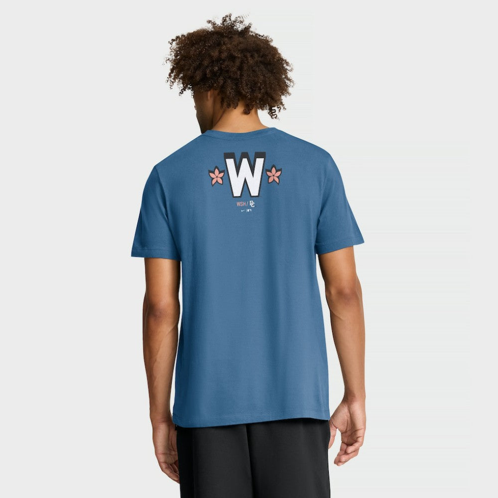 Washington Nationals Nike City Connect 2-Hit T-Shirt - Blue T-shirts