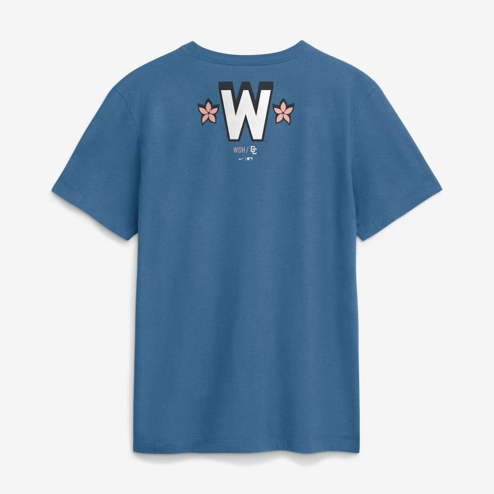 Washington Nationals Nike City Connect 2-Hit T-Shirt - Blue T-shirts
