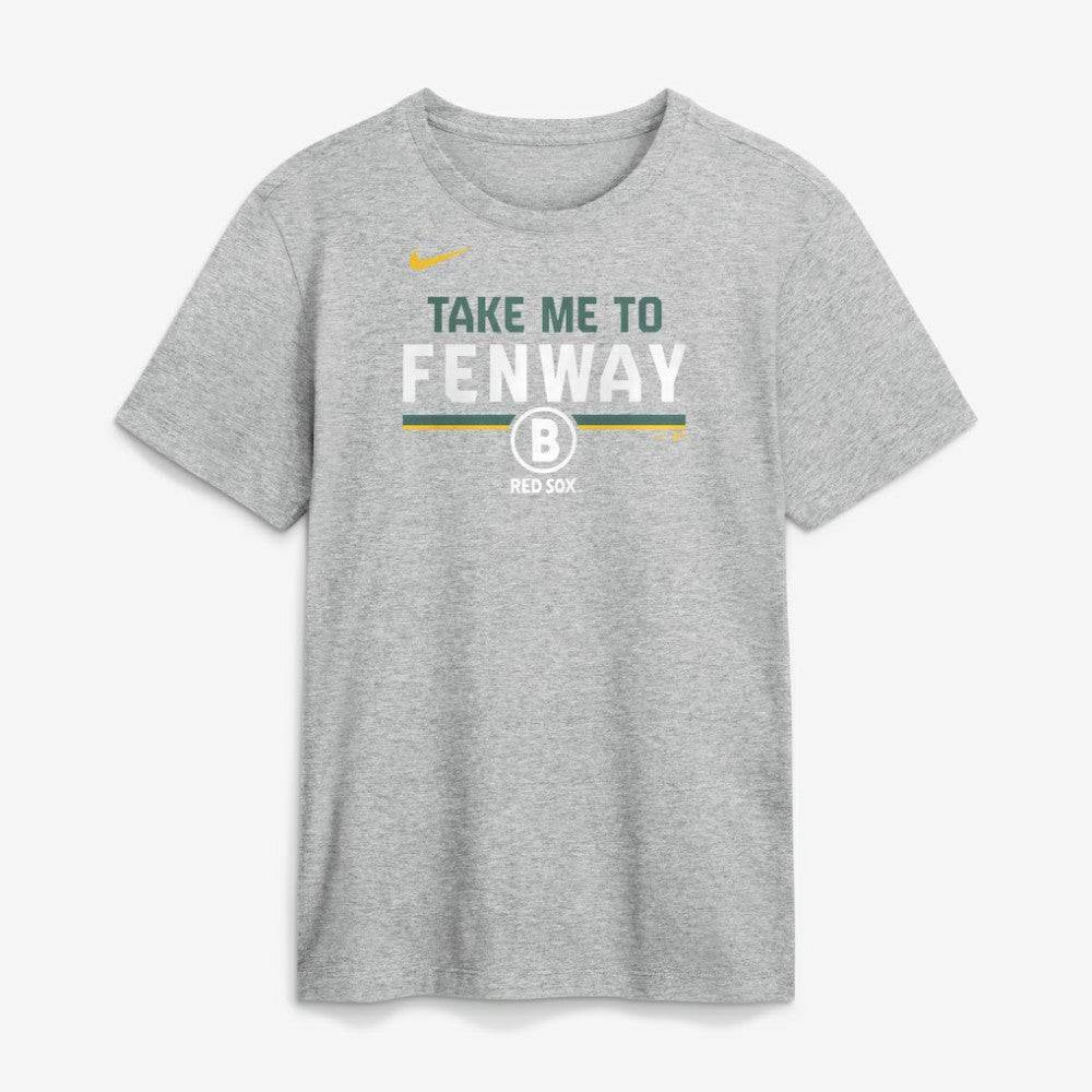 Boston Red Sox Nike City Connect Stacked T-Shirt - Gray T-shirts