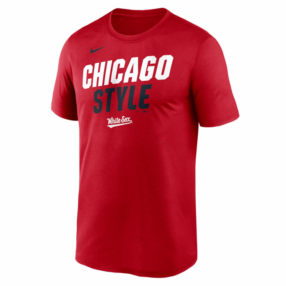 Chicago White Sox Nike City Connect Team Phrase Script Dri-FIT T-Shirt - Red T-shirts