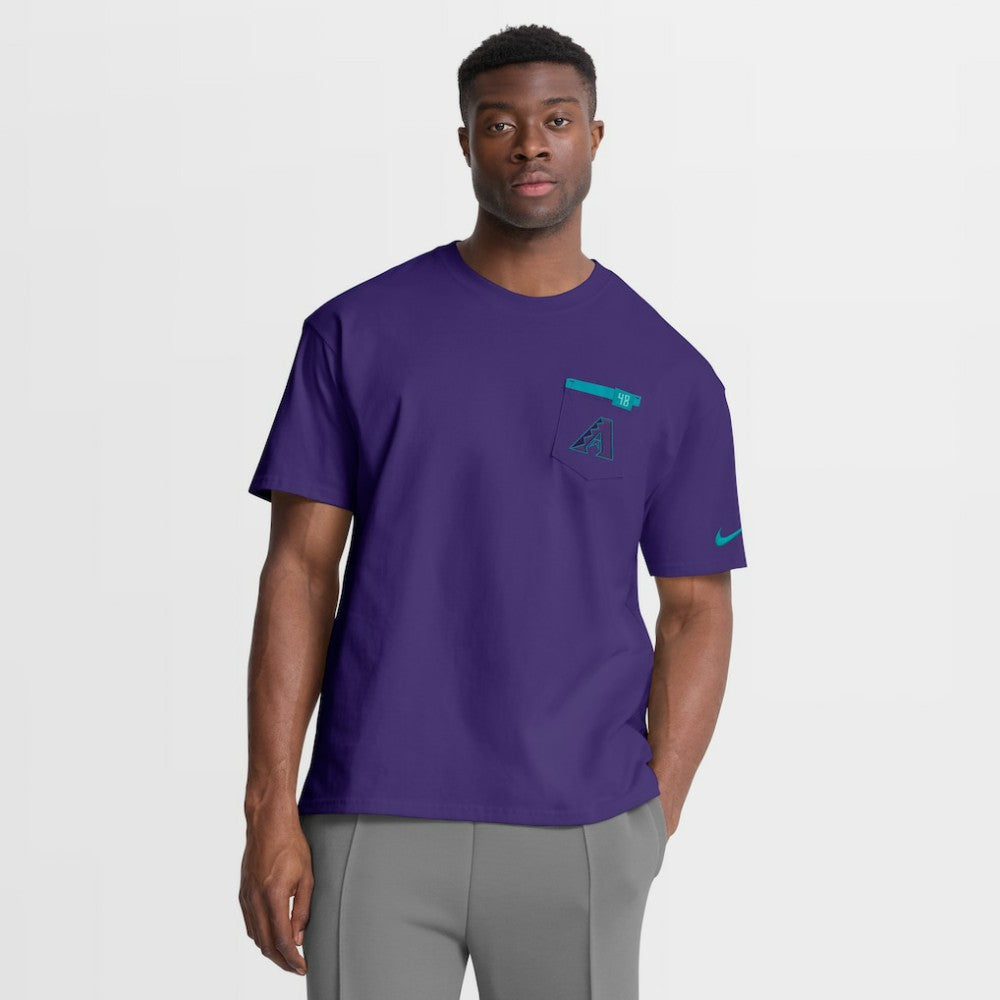 Arizona Diamondbacks Nike City Connect 2-Hit Max90 Pocket T-Shirt - Purple T-shirts