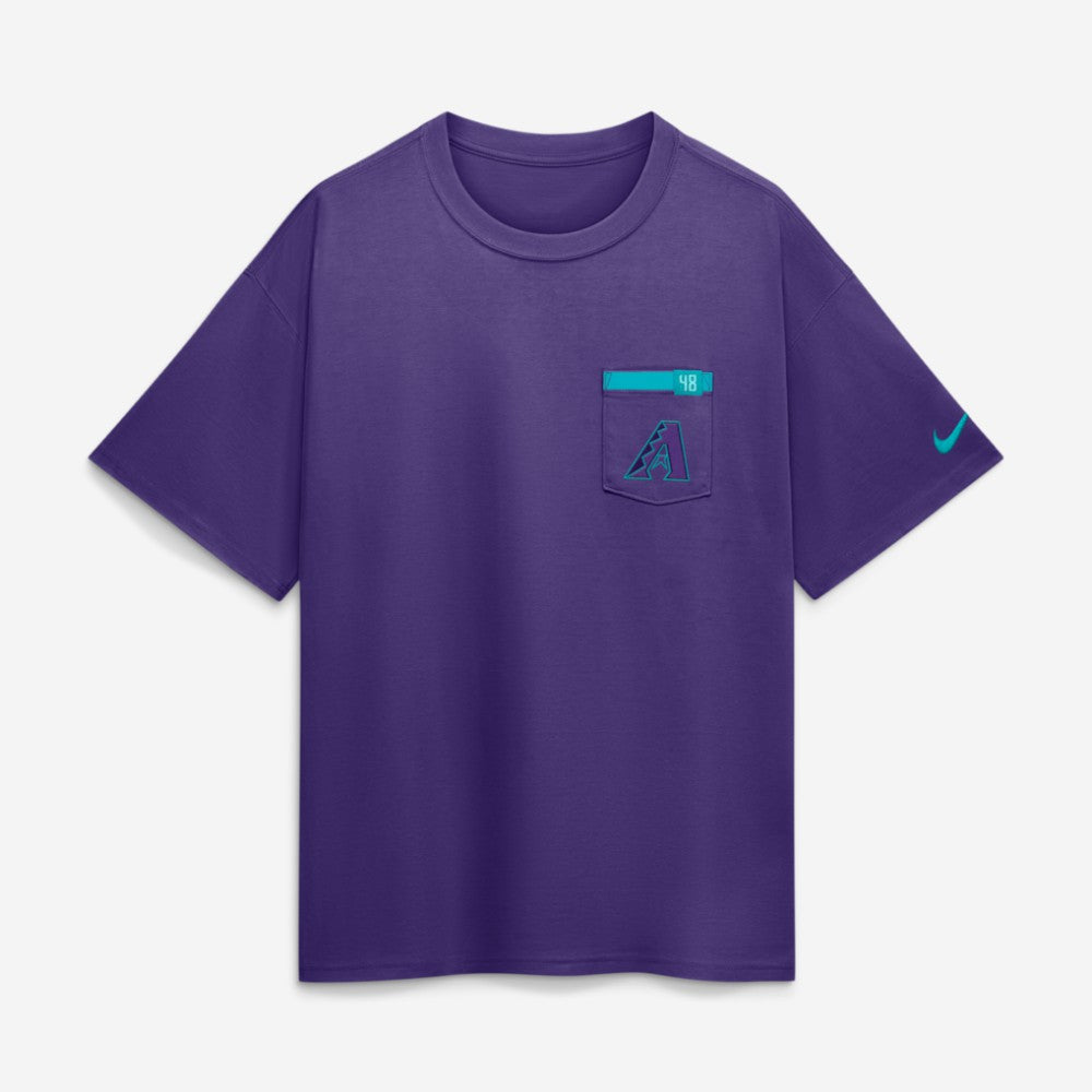 Arizona Diamondbacks Nike City Connect 2-Hit Max90 Pocket T-Shirt - Purple T-shirts