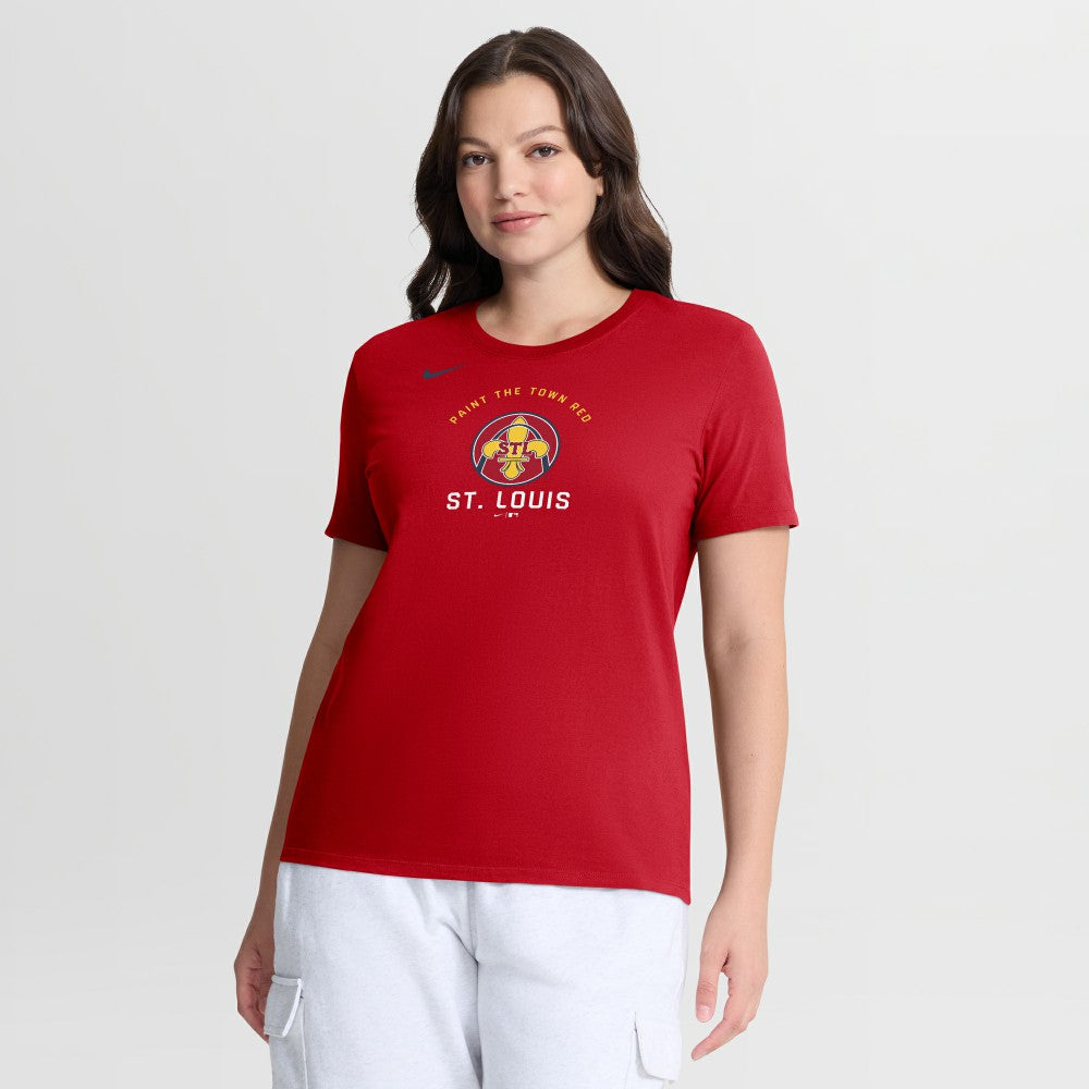St. Louis Cardinals Nike Women's City Connect Arch T-Shirt - Red T-shirts