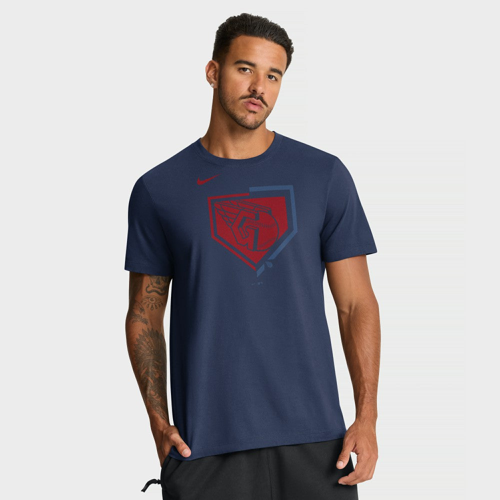 Cleveland Guardians Nike Icon T-Shirt - Navy T-shirts