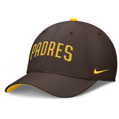 San Diego Padres Nike Primetime Rise Dri-FIT Flex Hat - Brown Hats