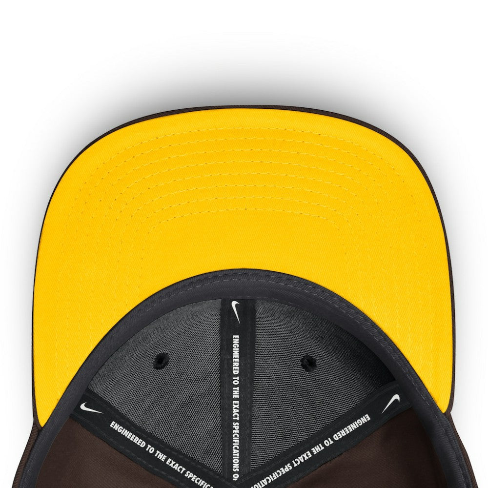 San Diego Padres Nike Primetime Rise Dri-FIT Flex Hat - Brown Hats