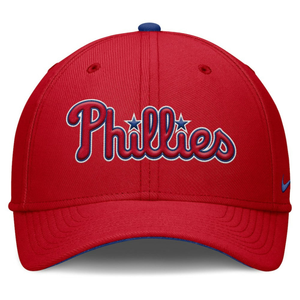 Philadelphia Phillies Nike Primetime Rise Dri-FIT Flex Hat - Red Hats