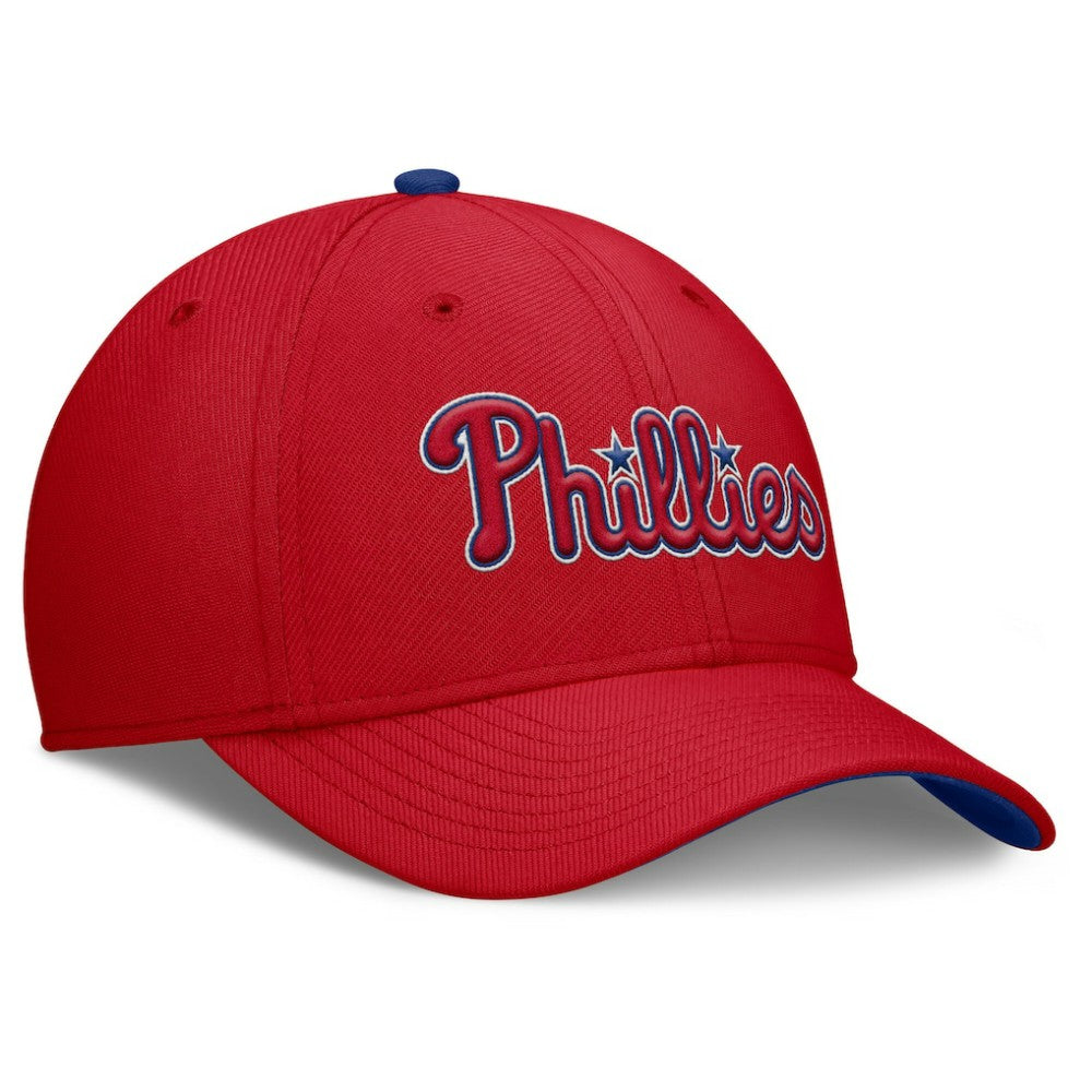 Philadelphia Phillies Nike Primetime Rise Dri-FIT Flex Hat - Red Hats