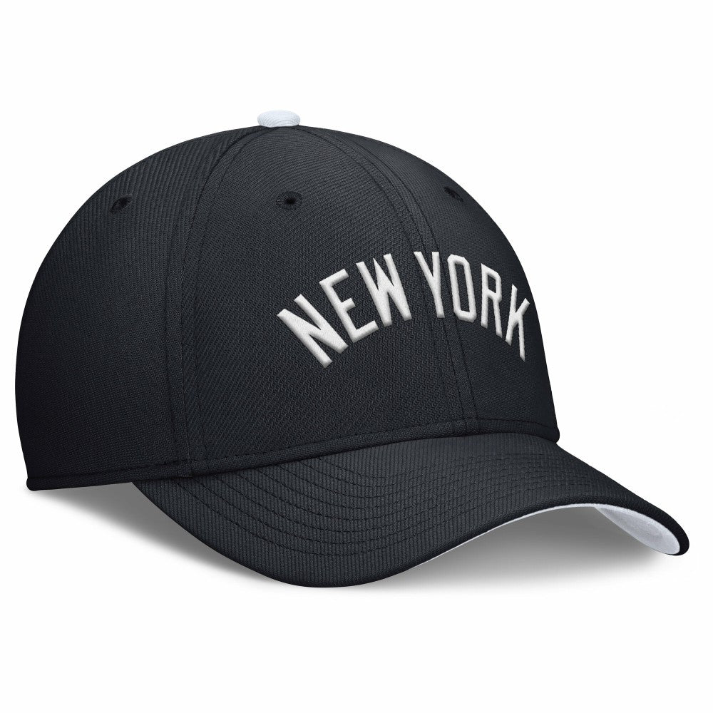 New York Yankees Nike Primetime Rise Dri-FIT Flex Hat - Navy Hats