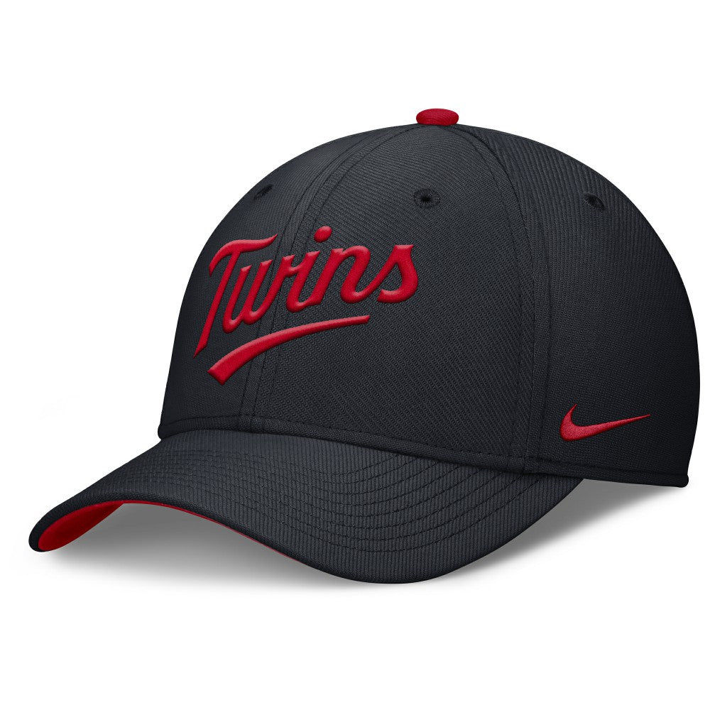 Minnesota Twins Nike Primetime Rise Dri-FIT Flex Hat - Navy Hats