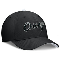 Chicago White Sox Nike Primetime Rise Dri-FIT Flex Hat - Black Hats