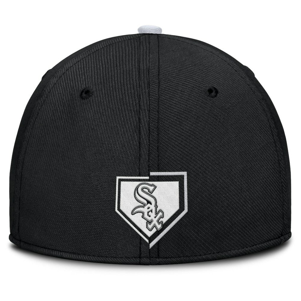Chicago White Sox Nike Primetime Rise Dri-FIT Flex Hat - Black Hats