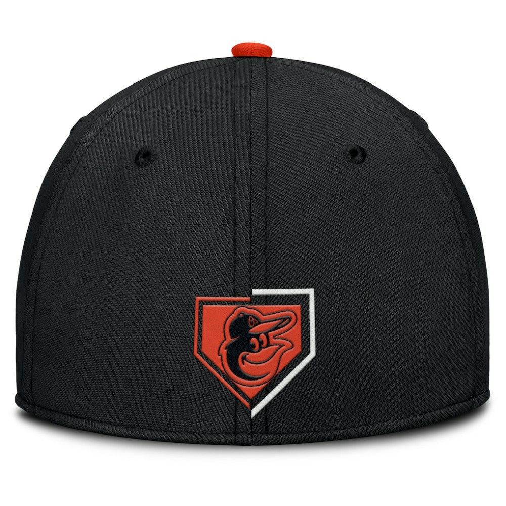 Baltimore Orioles Nike Primetime Rise Dri-FIT Flex Hat - Black Hats
