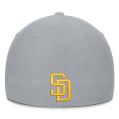 San Diego Padres Nike Primetime Rise Dri-FIT Flex Hat - Gray Hats