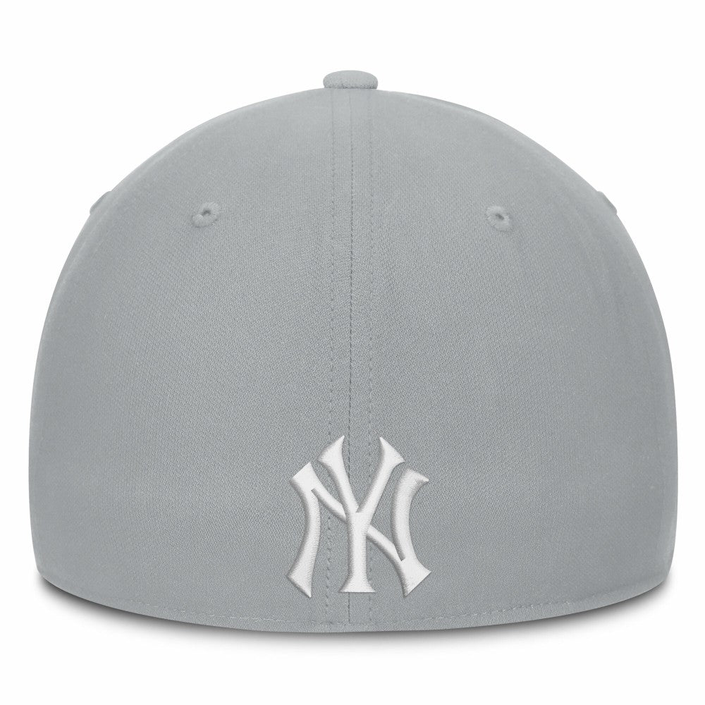 New York Yankees Nike Primetime Rise Dri-FIT Flex Hat - Gray Hats