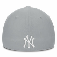New York Yankees Nike Primetime Rise Dri-FIT Flex Hat - Gray Hats
