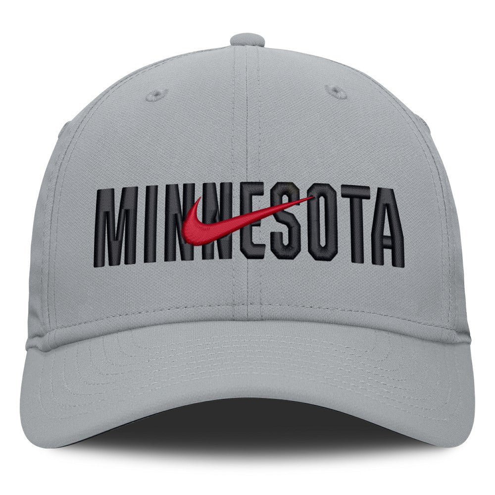 Minnesota Twins Nike Primetime Rise Dri-FIT Flex Hat - Gray Hats