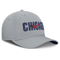 Chicago Cubs Nike Primetime Rise Dri-FIT Flex Hat - Gray Hats