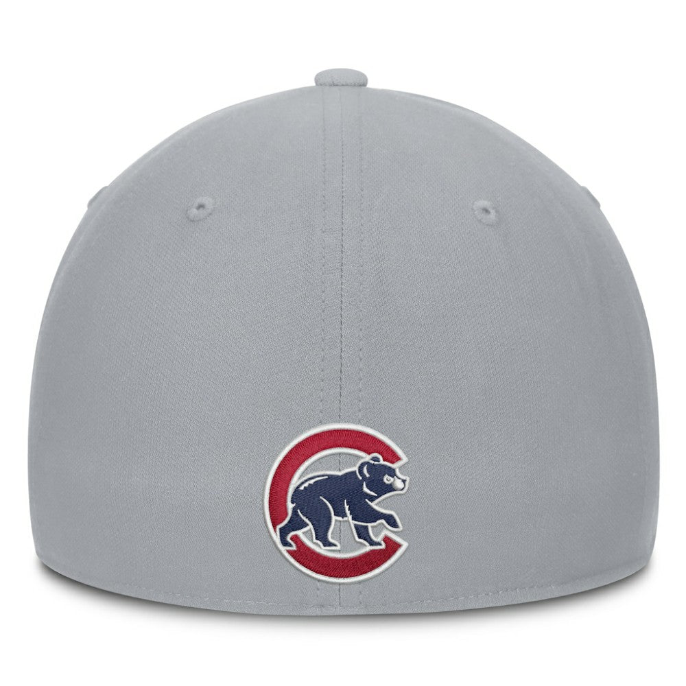 Chicago Cubs Nike Primetime Rise Dri-FIT Flex Hat - Gray Hats