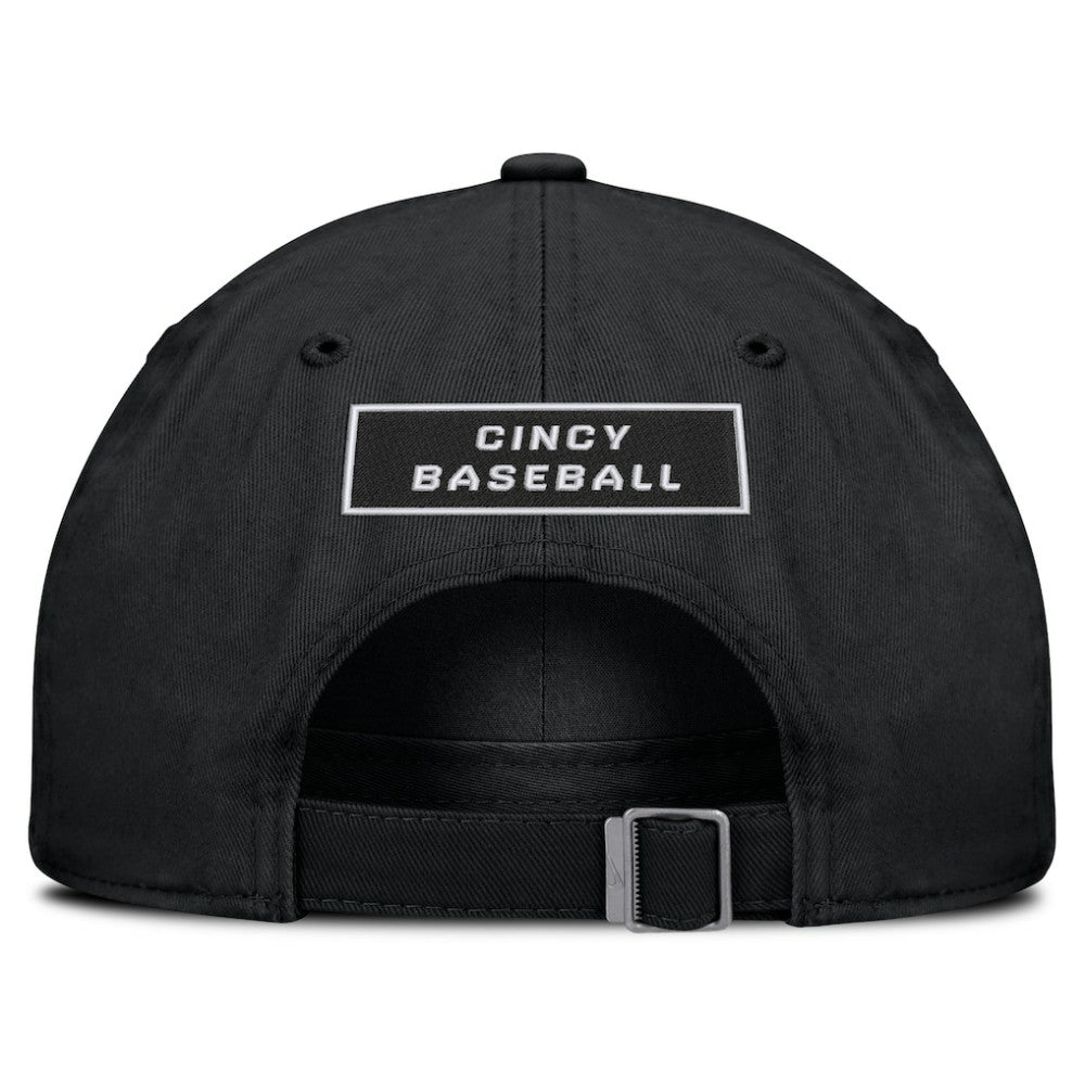 Cincinnati Reds Nike Primetime Club Adjustable Hat - Black Hats