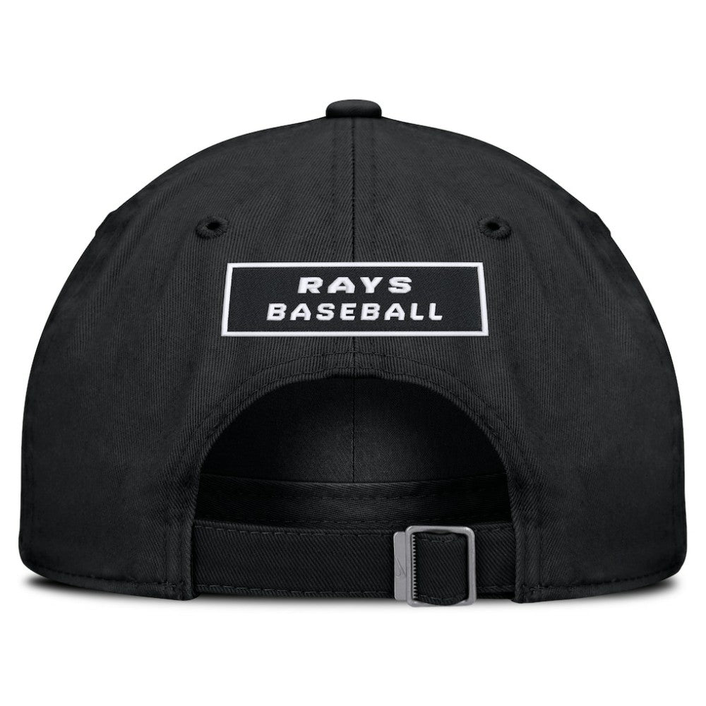 Tampa Bay Rays Nike Primetime Club Adjustable Hat - Black Hats