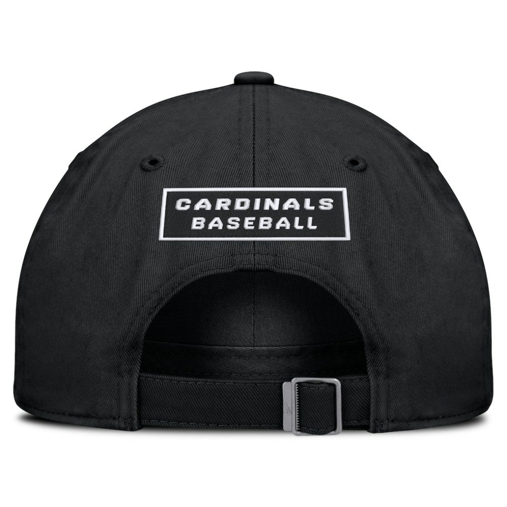 St. Louis Cardinals Nike Primetime Club Adjustable Hat - Black Hats