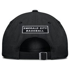 Seattle Mariners Nike Primetime Club Adjustable Hat - Black Hats