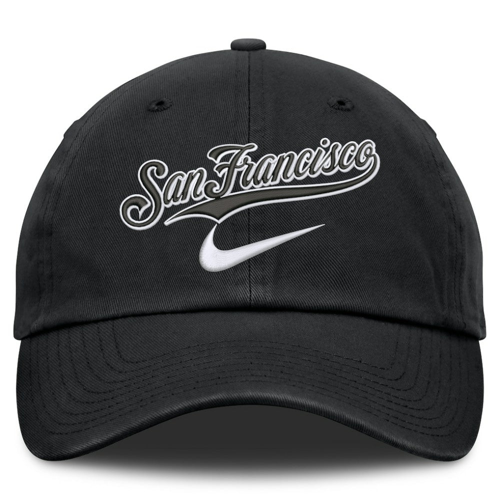 San Francisco Giants Nike Primetime Club Adjustable Hat - Black Hats
